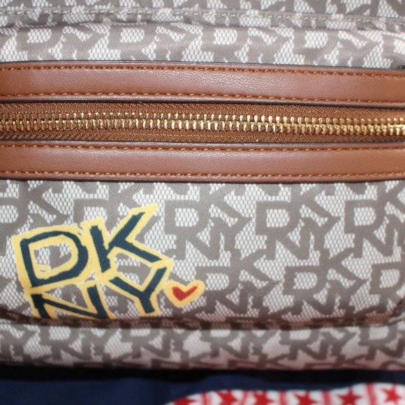 NWT DKNY Casey MD Backpack DKNY InitialsGraffiti or Similar DKNY Back To School main image 4